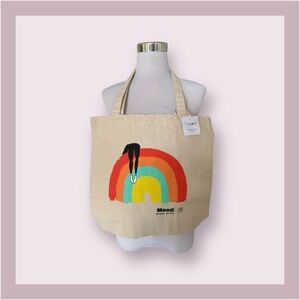 Kris Goto Mood Mahalo Rainbow Canvas Tote